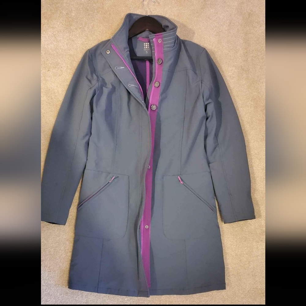 Title Nine Peacekeeper Trench Coat Size S Gray Orchid